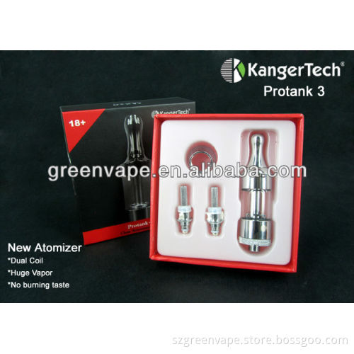 Original hot selling Kanger protank 3 glass clearomizer dual coil BDC with wholesale price